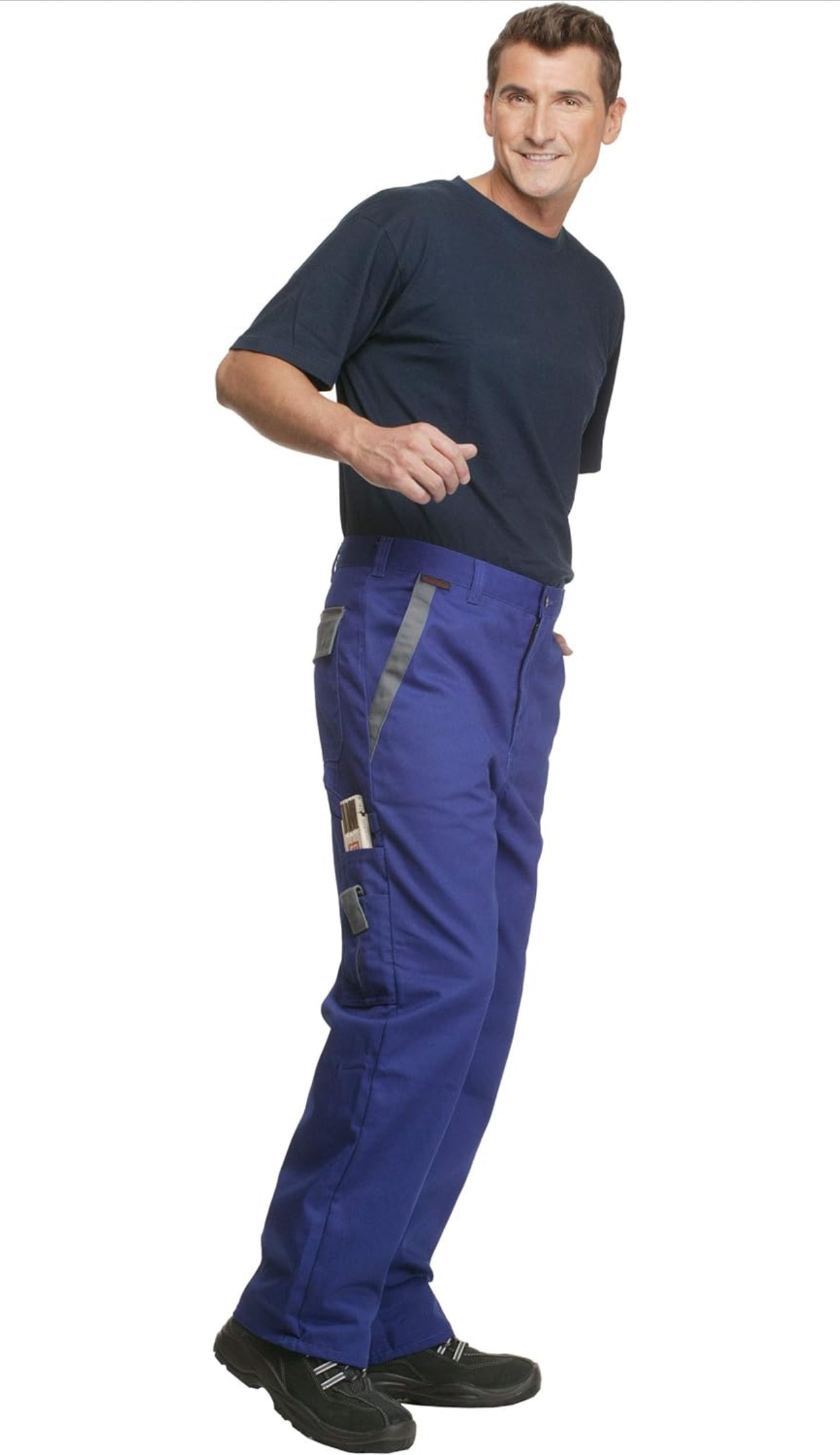 Charlie Barato Bundhose Kornblau/Grau