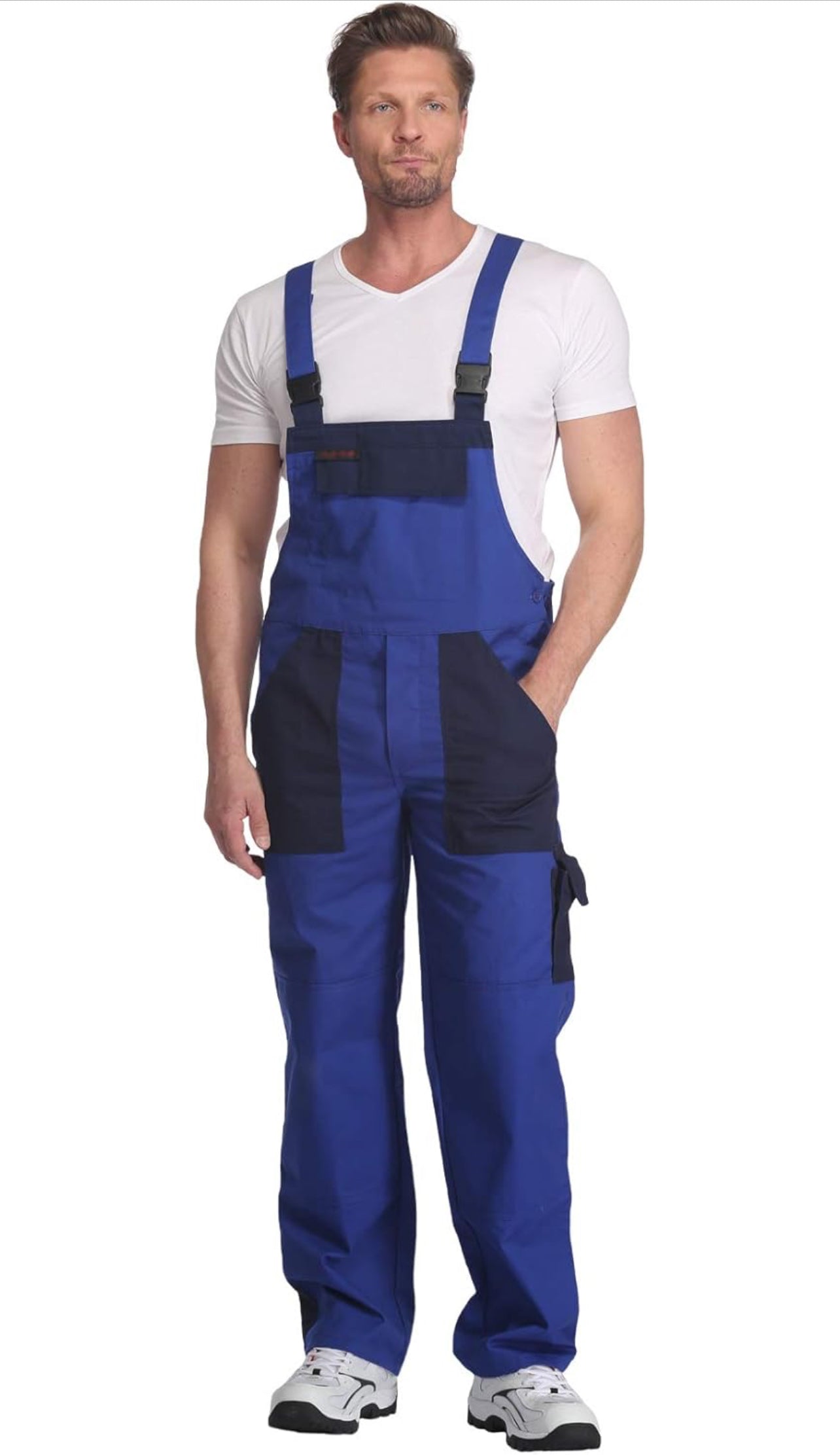Charlie Barato® Latzhose Kornblau/Hydronblau