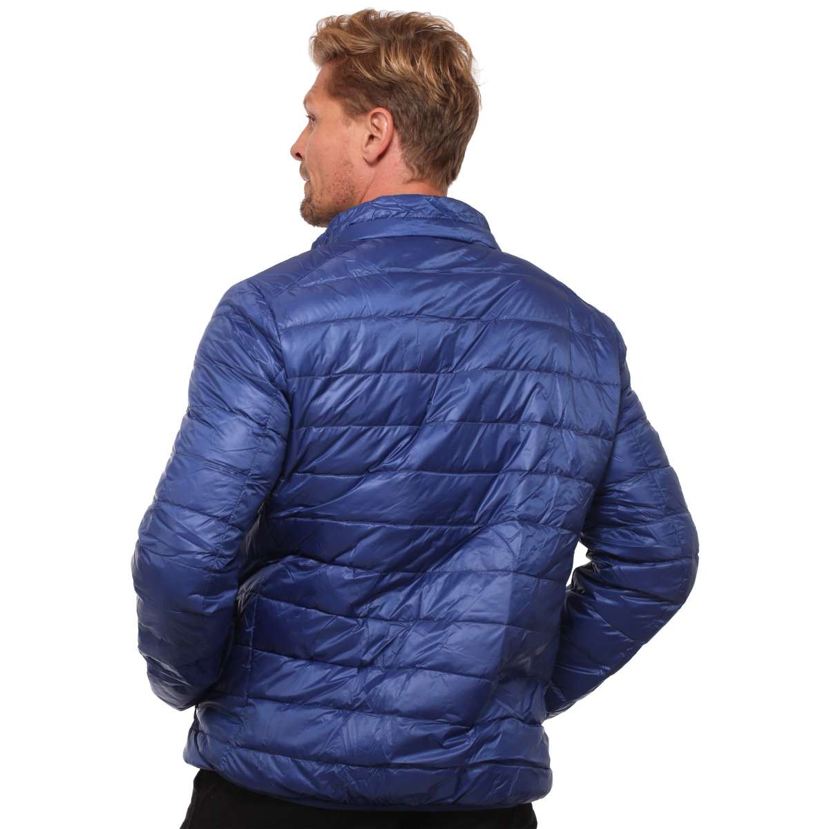 Mikro-Daunen-Jacke Royalblau