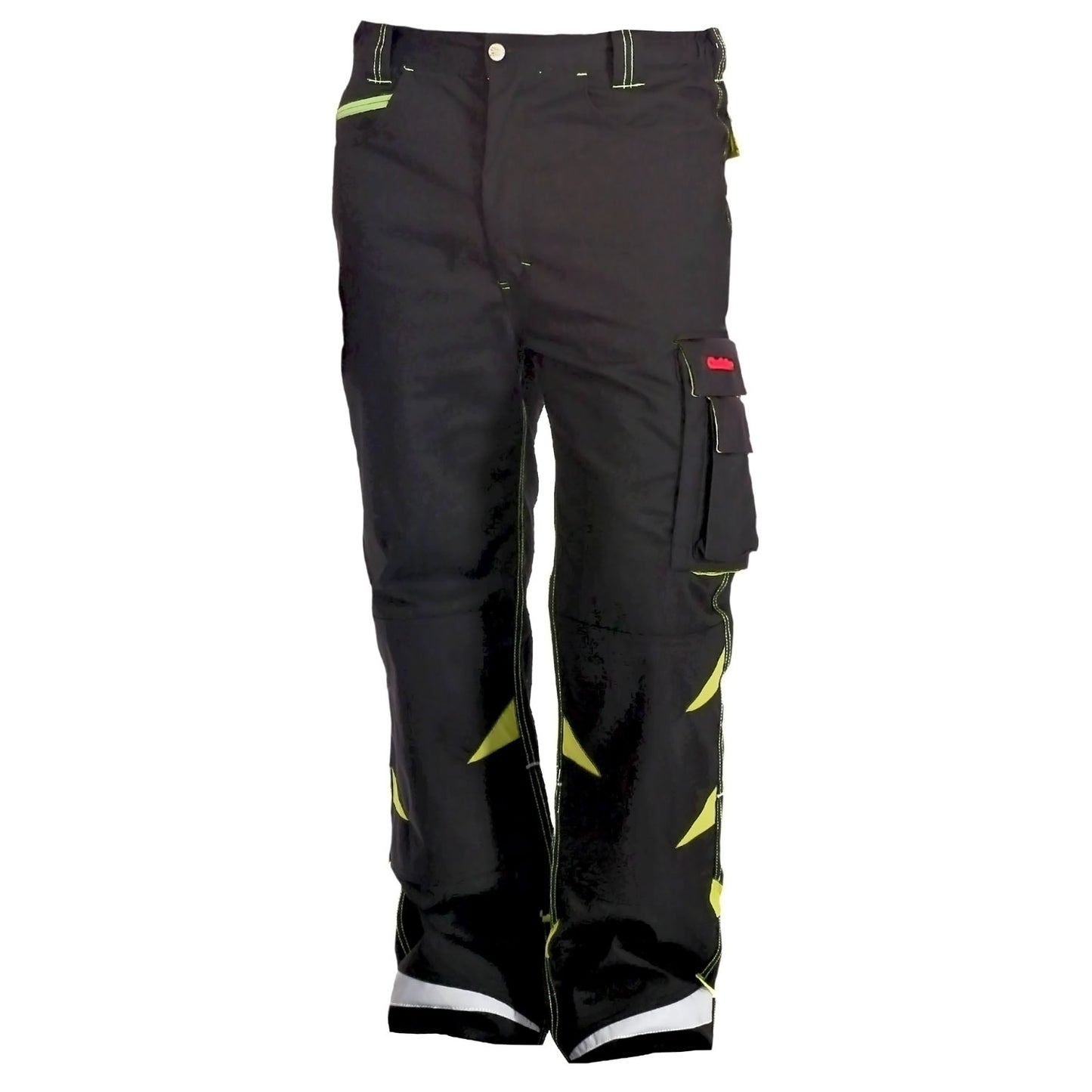 Charlie Barato® Bundhose Herren Schwarz/Neon-Gelb
