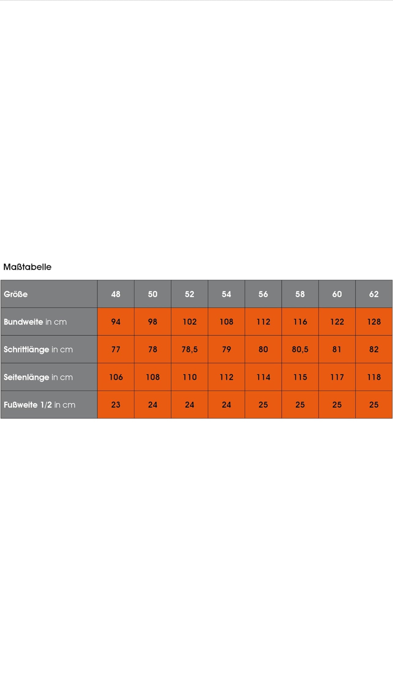 WOODSafe® Schnittschutzhose Klasse 2 kwf-geprüfte Orange/Grau
