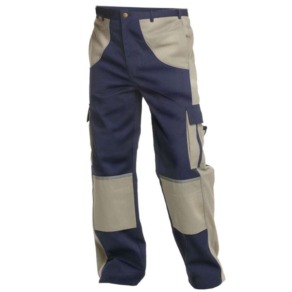 Charlie Barato® Bundhose Herren  Blau/Beige